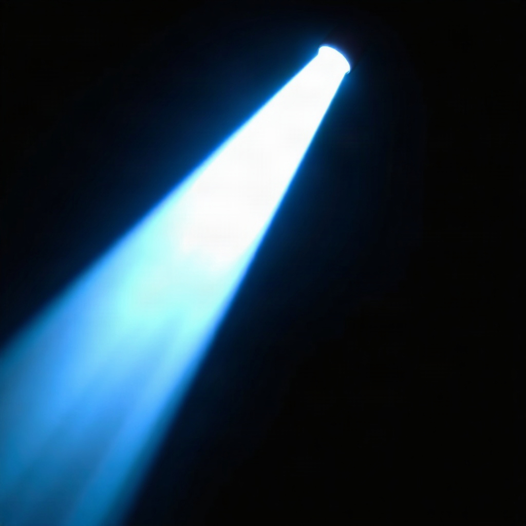 12. Like a bright flashlight in the dark