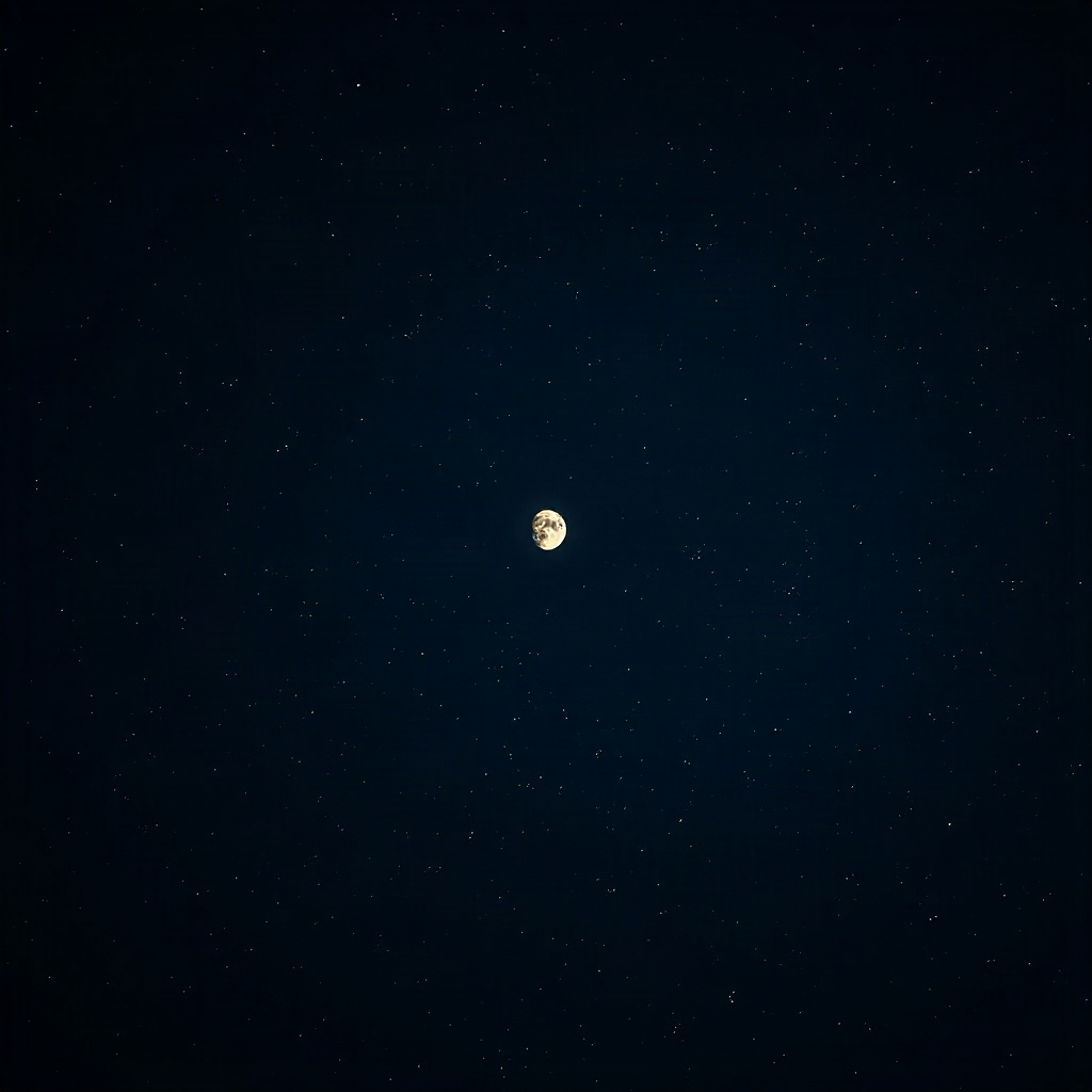 5. The night sky was as dark as a raven’s wing