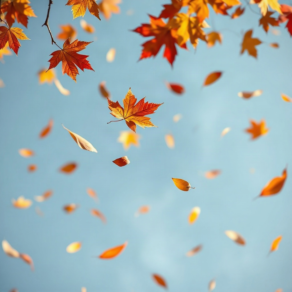 12. The lyrics flutter like leaves in the wind