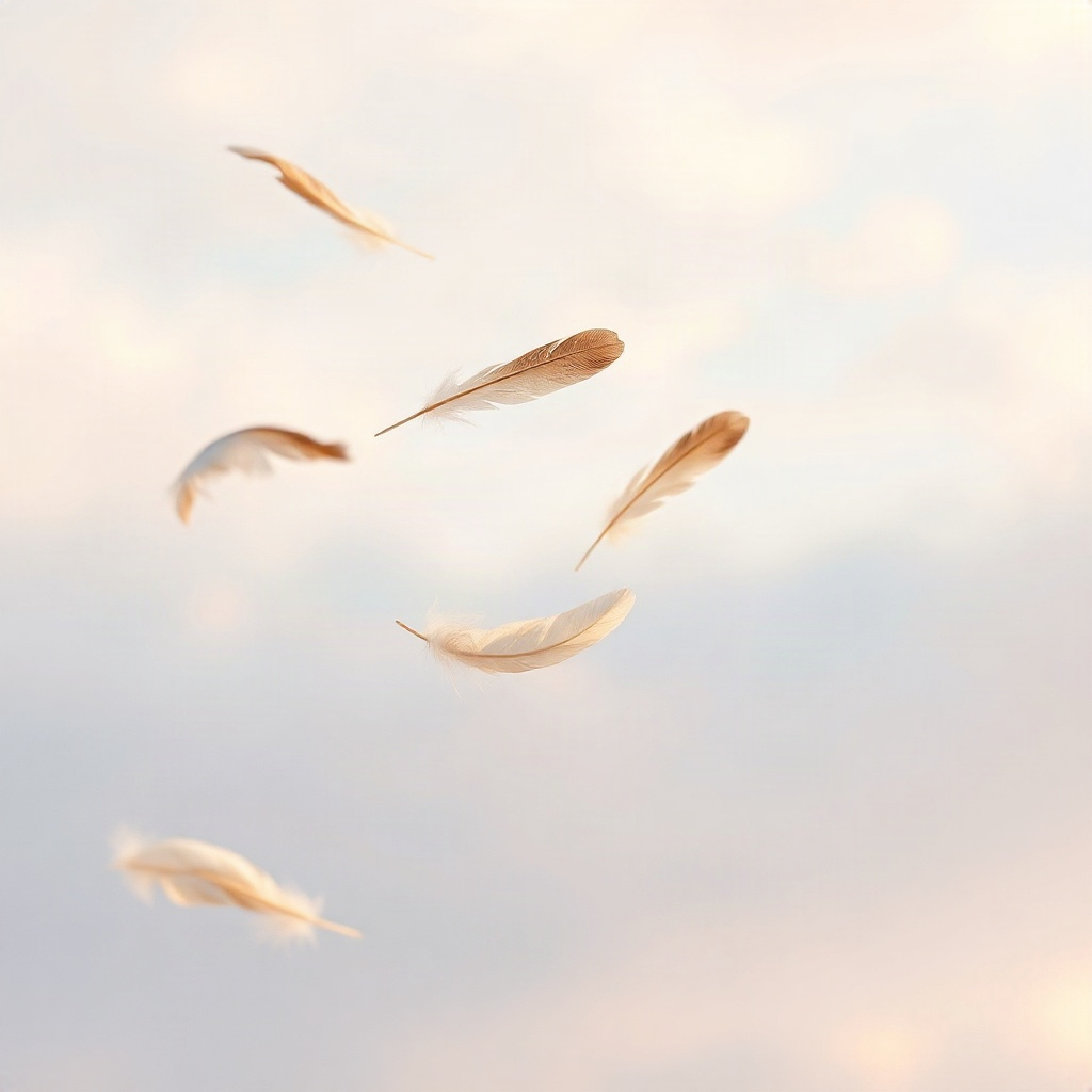 5. Words floated like feathers on a breeze